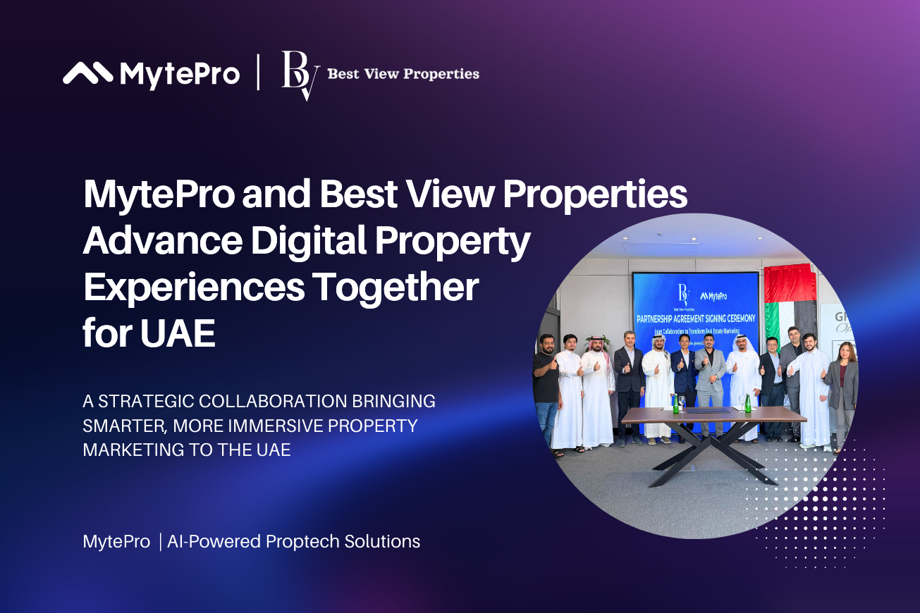 MytePro, Best View Properties와 파트너십 체결… 두바이에서 디지털·AI 기반 부동산 경험 고도화