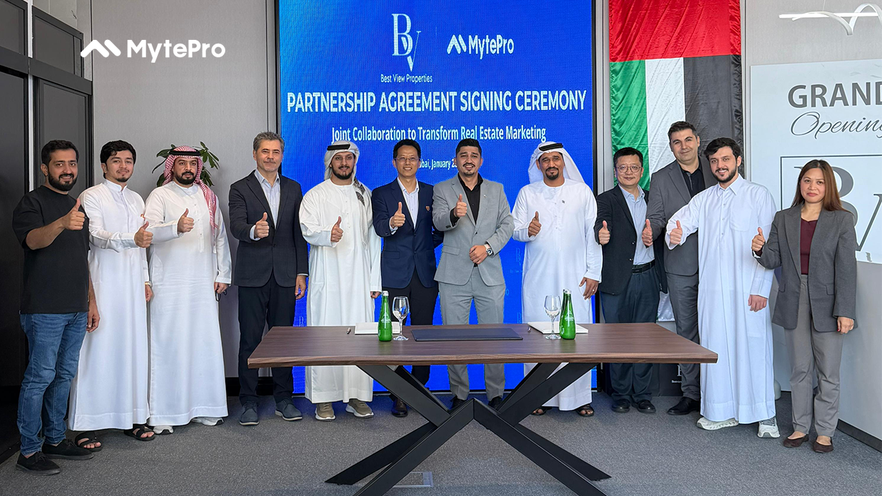 MytePro Partners with Best View Properties to Advance Digital, AI-Powered Property Experiences in Dubai